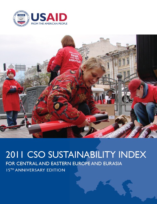 USAID 2015 CSO Sustainability Index Cover Page